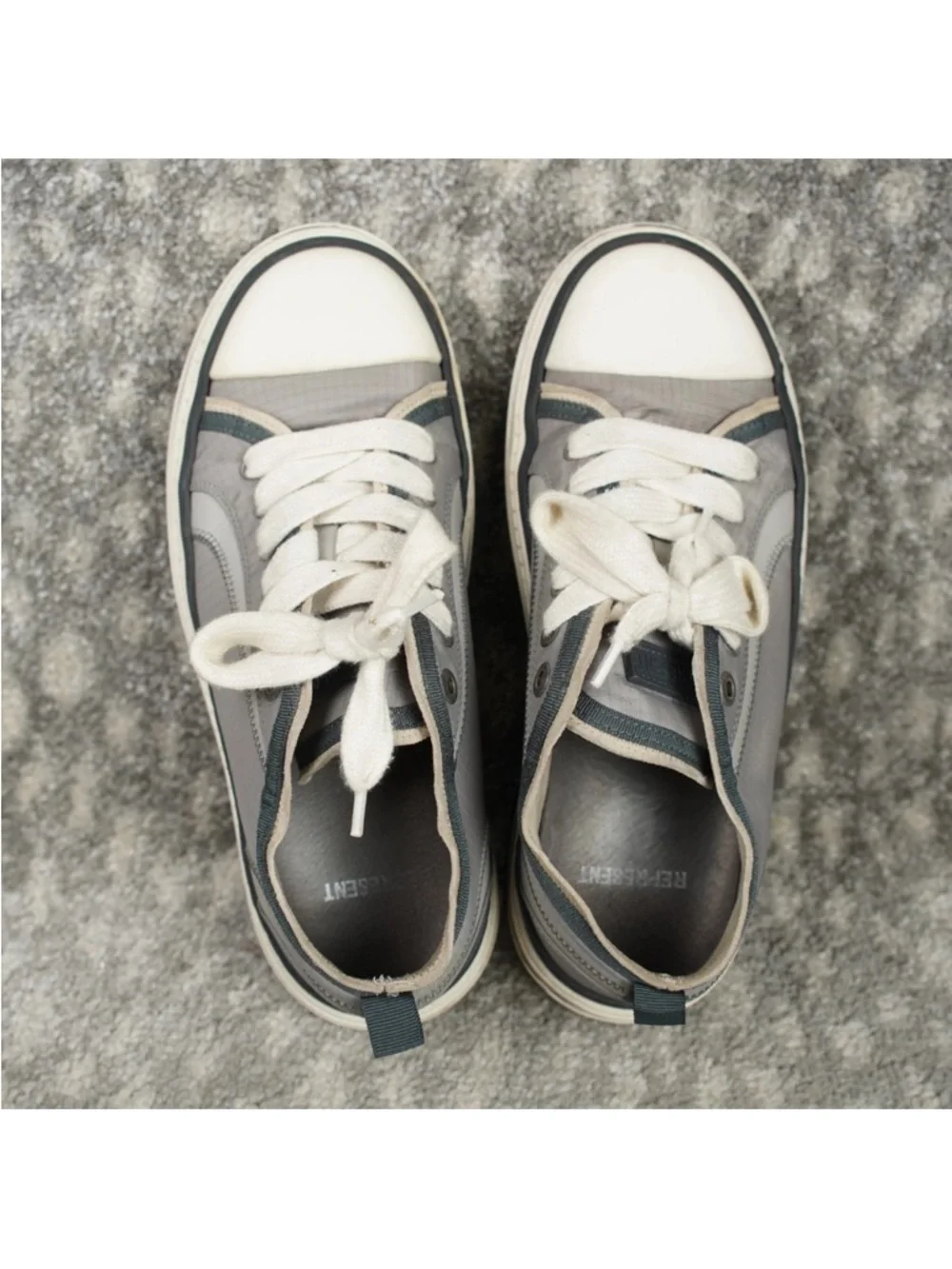 Represent Clo HTN x Low Grey/Iron Low Top Sneaker Men’s US 10 MC9008-389 Used
